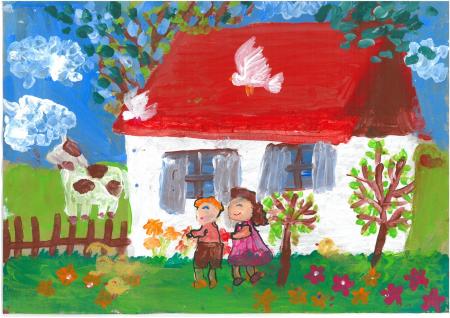 Zuzanna Brzezińska „Domek z czerwonym dachem"
