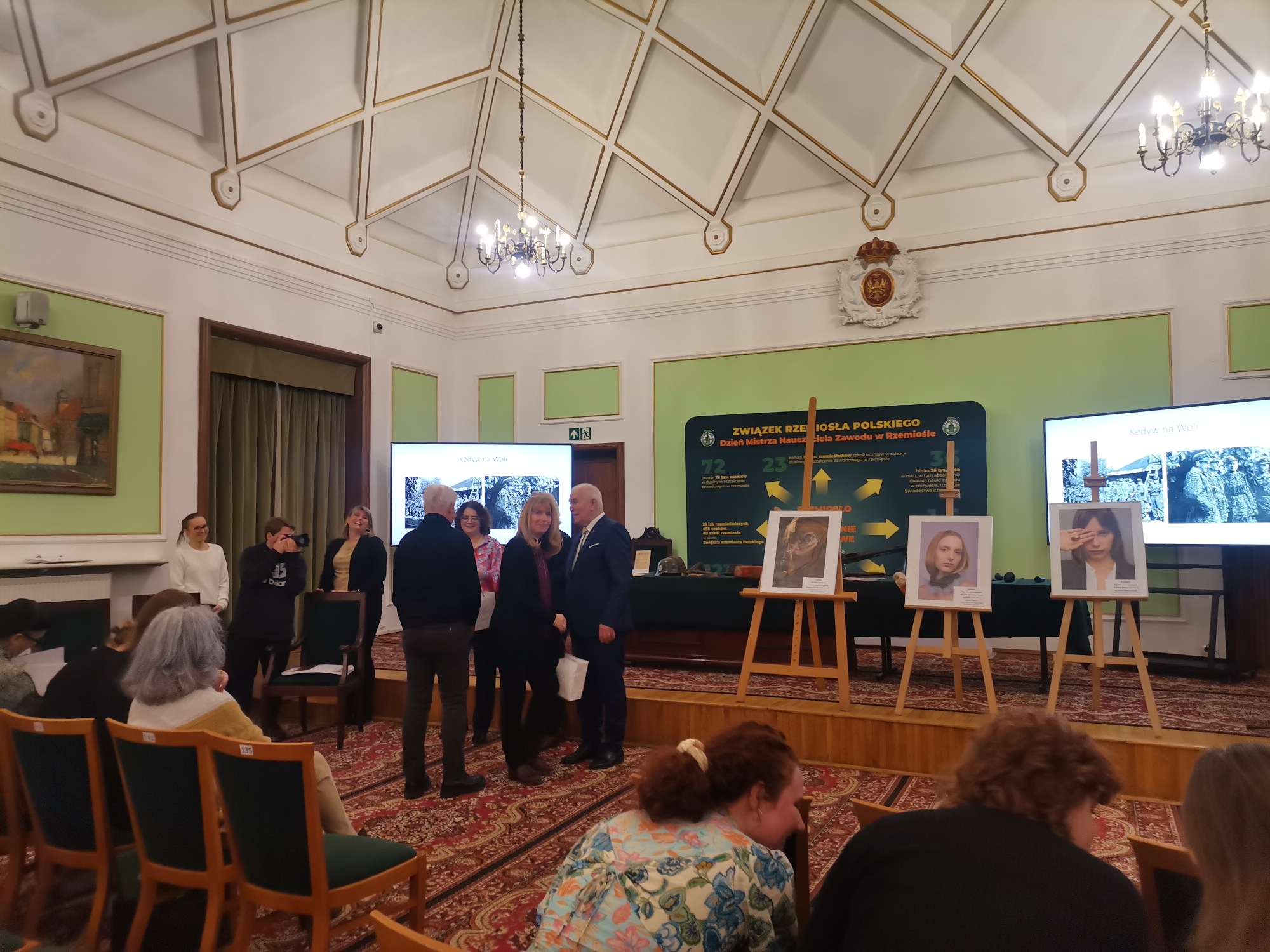 Gala rozdania nagród lauretom konkursu w Pałacu Chodkiewiczów. 