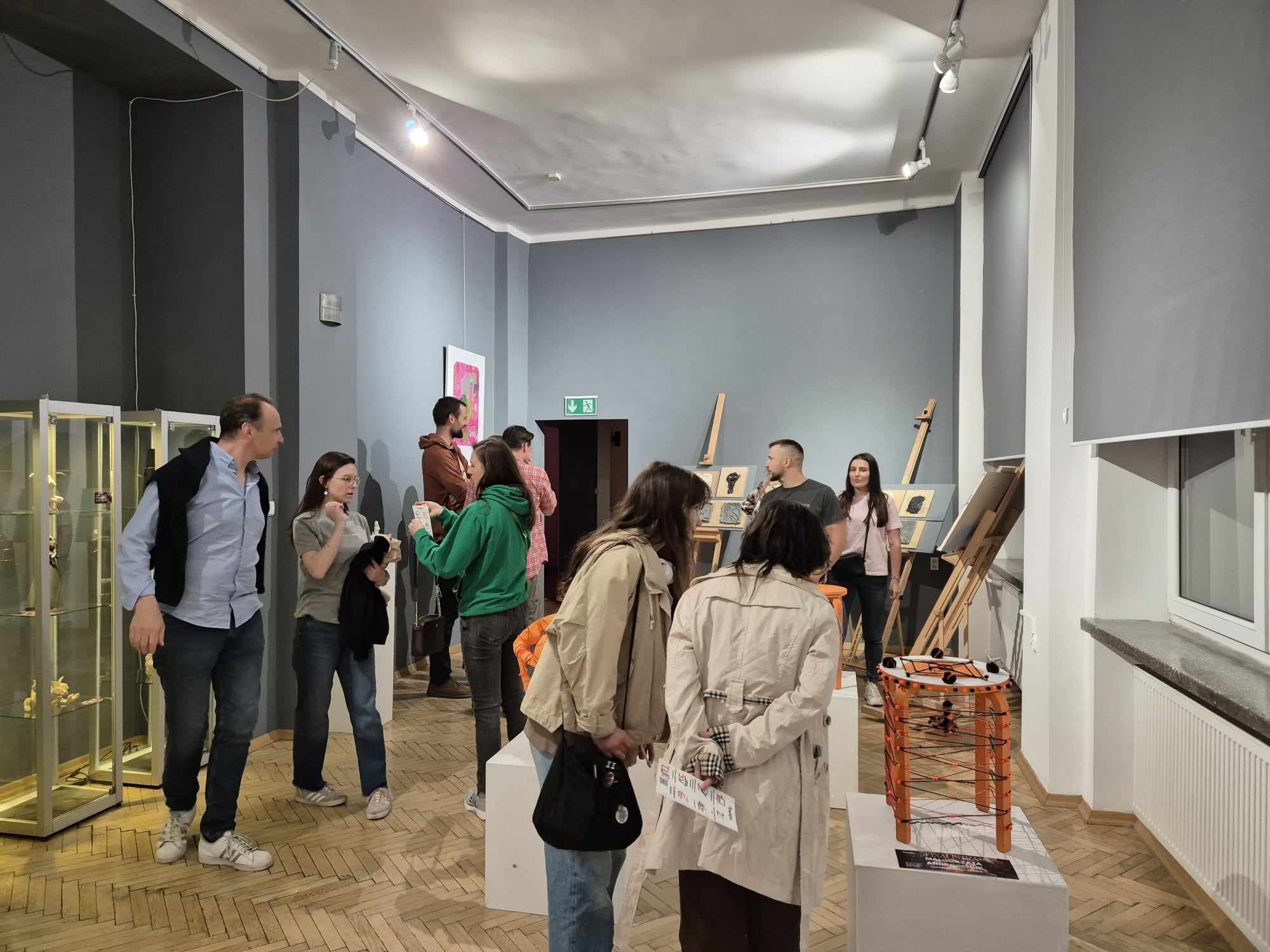 hall górny z ekspozycją na noc muzeów