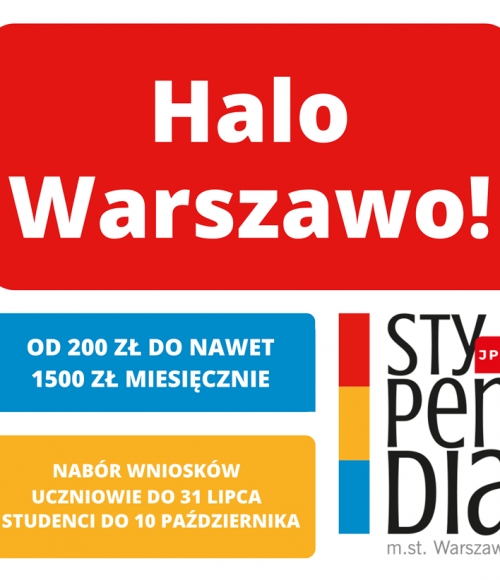  Stypendia m. st. Warszawy im. Jana Pawła II
