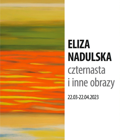 Eliza Nadulska - plakat do wystawy